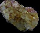 Yellow Cubic Fluorite Crystals - Morocco #37480-2